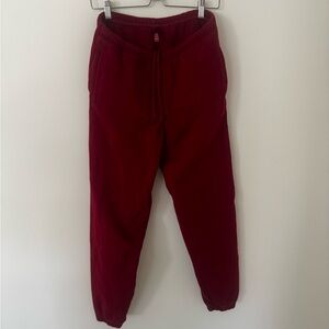 Skims Cotton Fleece Jogger in Brick